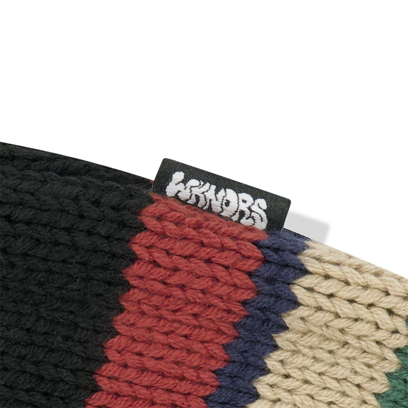 WKNDRS(ウィーケンダーズ)/ MULTI STRIPE KNIT -BLACK-