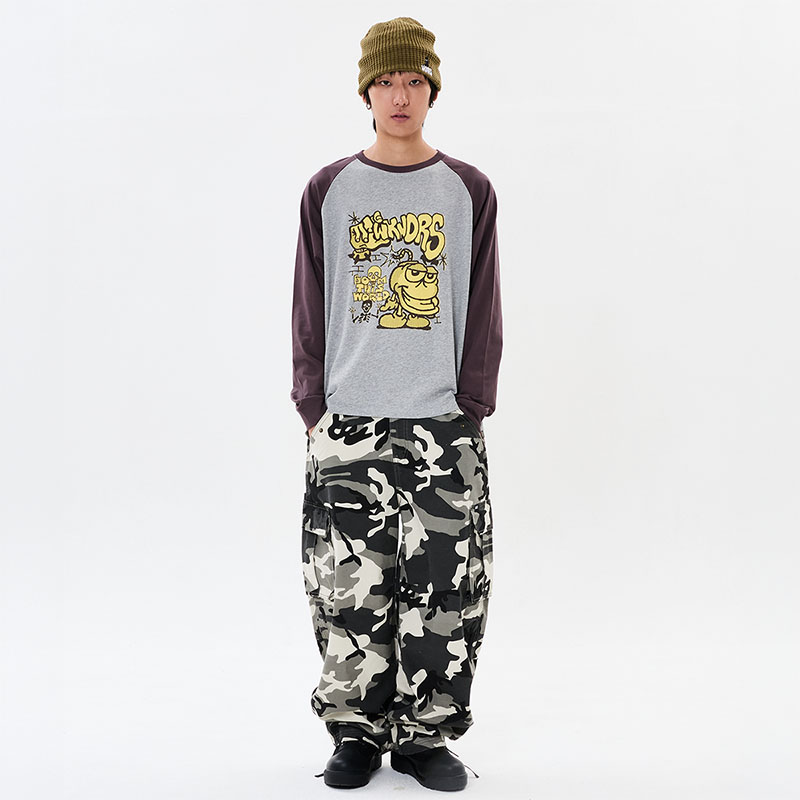 WKNDRS(ウィーケンダーズ)/ BOMB RAGLAN LS T-SHIRT -2.COLOR-