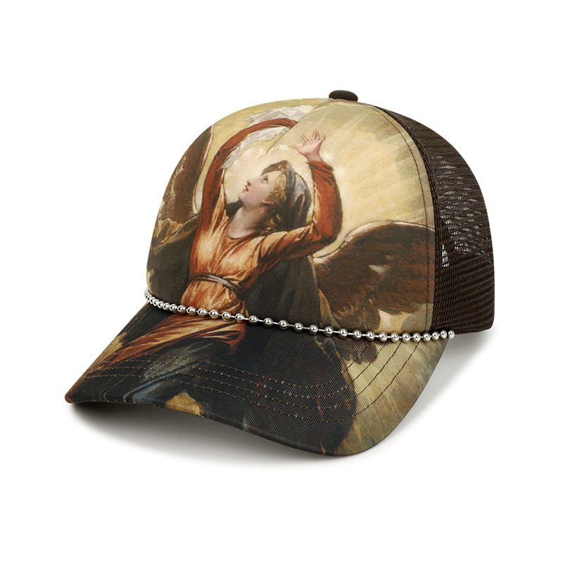 WKNDRS(ウィーケンダーズ)/ ANGEL TRUCKER HAT -BROWN-