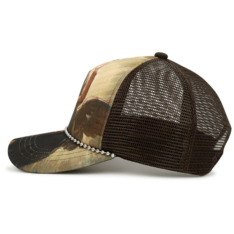 WKNDRS(ウィーケンダーズ)/ ANGEL TRUCKER HAT -BROWN-