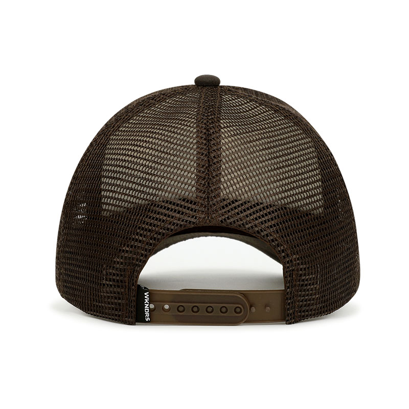 WKNDRS(ウィーケンダーズ)/ ANGEL TRUCKER HAT -BROWN-