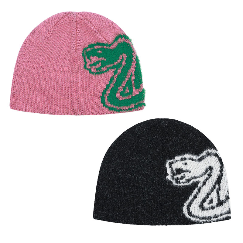 WKNDRS(ウィーケンダーズ)/ SNAKE BEANIE -2.COLOR-