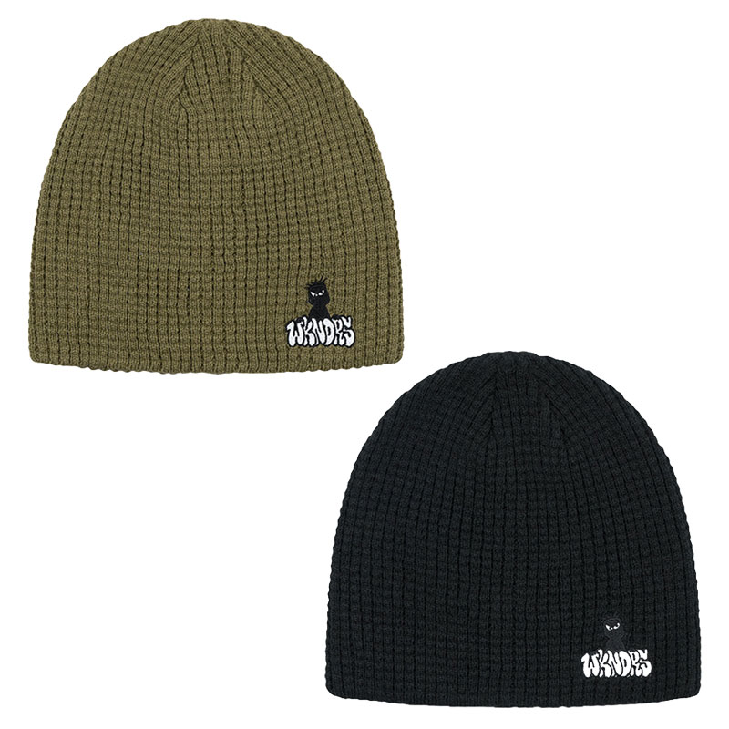 WKNDRS(ウィーケンダーズ)/ WAFFLE BEANIE -2.COLOR-