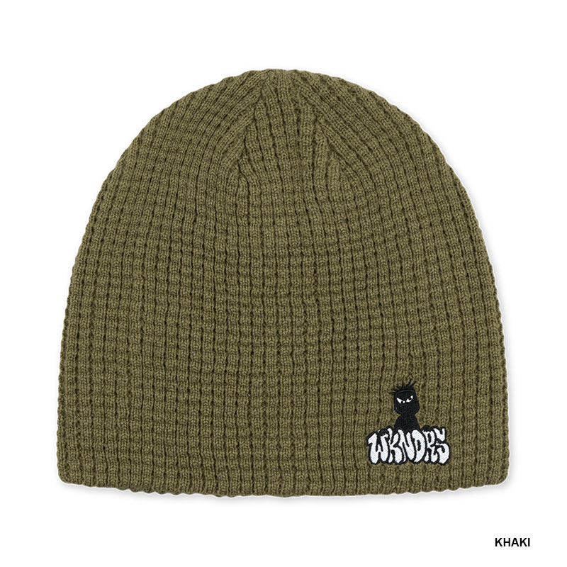 WKNDRS(ウィーケンダーズ)/ WAFFLE BEANIE -2.COLOR-