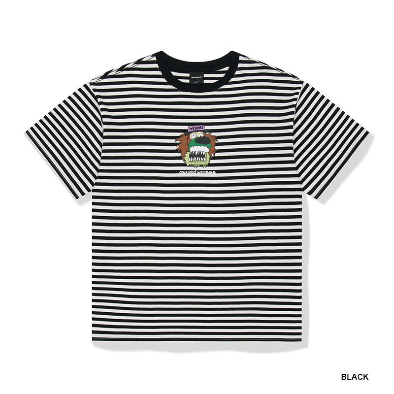 WKNDRS(ウィーケンダーズ)/ DULLY STRIPED T-SHIRT -2.COLOR-