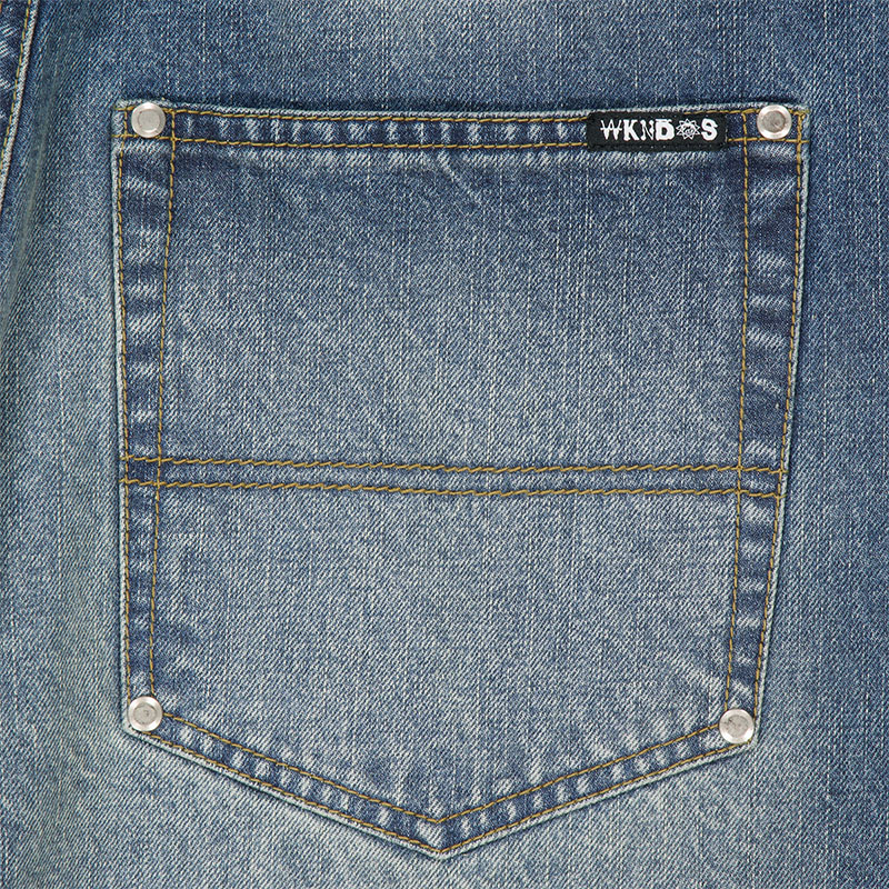 WKNDRS(ウィーケンダーズ)/ DULLY STUDDED DENIM PANTS -2.COLOR-