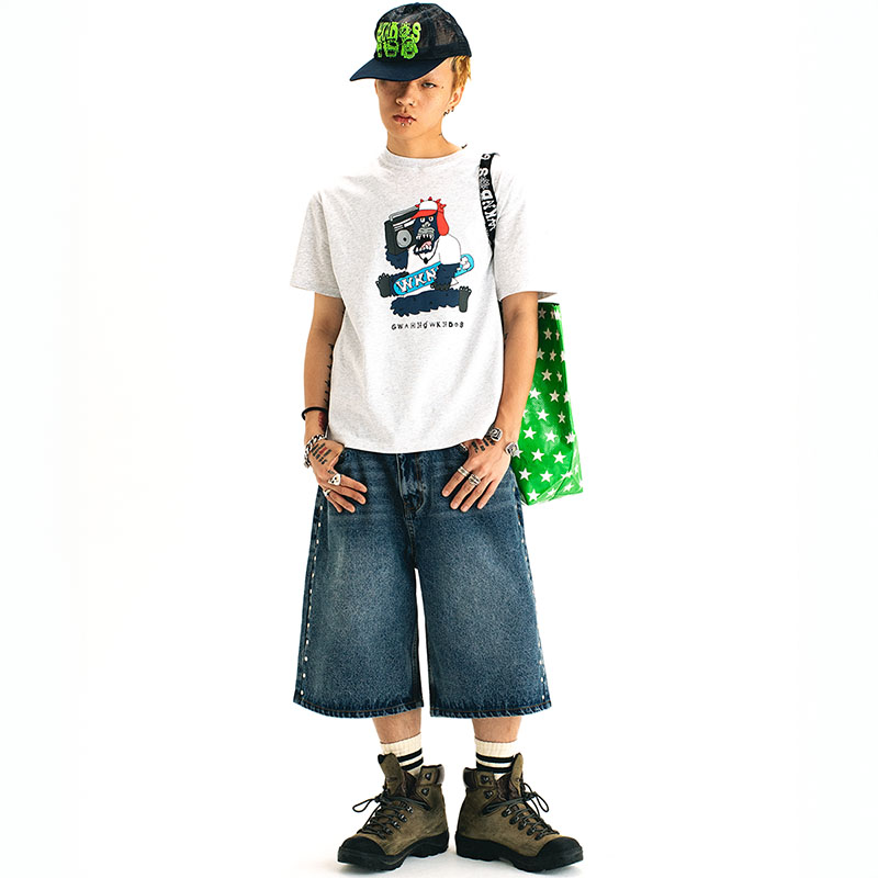 WKNDRS(ウィーケンダーズ)/ DULLY TOTE BAG -GREEN-