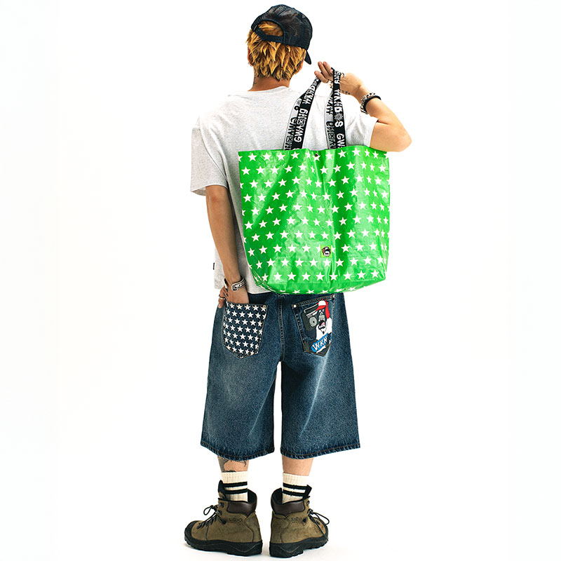 WKNDRS(ウィーケンダーズ)/ DULLY TOTE BAG -GREEN-