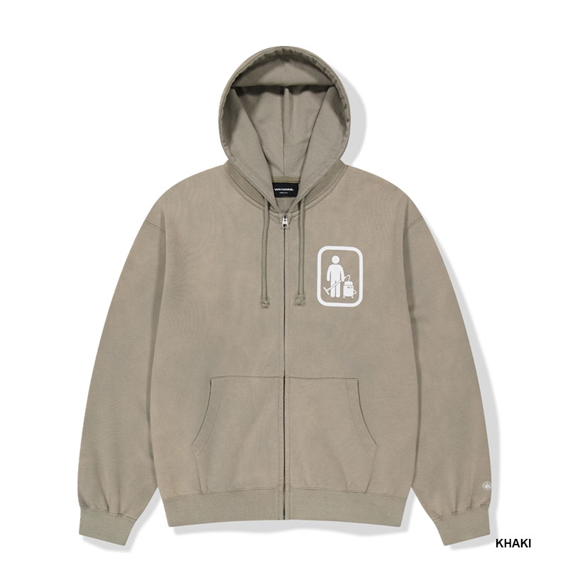 WKNDRS(ウィーケンダーズ)/ CLEAN SERVICE ZIP-UP HOODIE -2.COLOR-