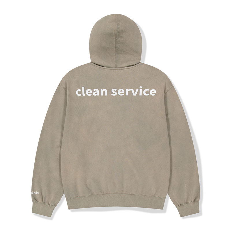 WKNDRS(ウィーケンダーズ)/ CLEAN SERVICE ZIP-UP HOODIE -2.COLOR-