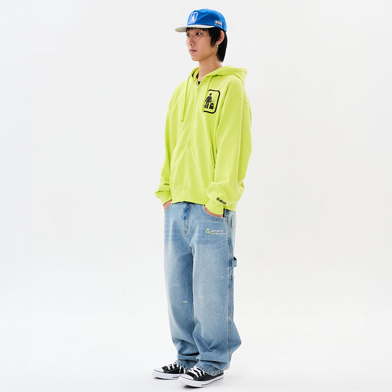 WKNDRS(ウィーケンダーズ)/ CLEAN SERVICE ZIP-UP HOODIE -2.COLOR-