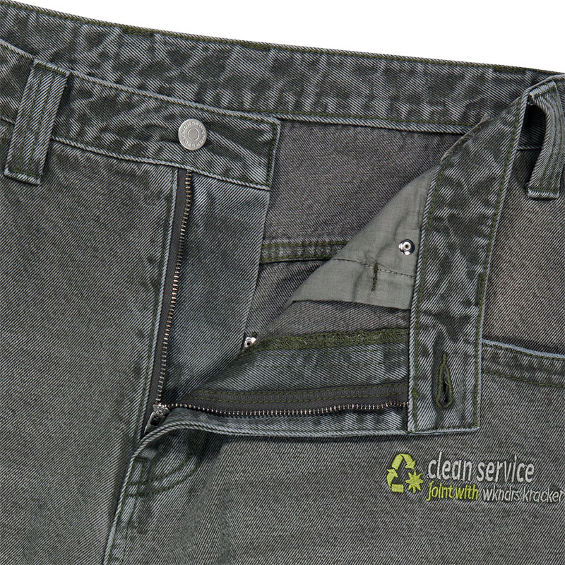 WKNDRS(ウィーケンダーズ)/ CLEAN SERVICE DENIM PANTS -KHAKI-
