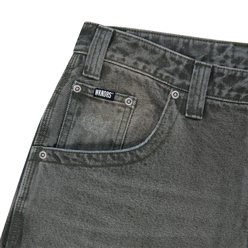WKNDRS(ウィーケンダーズ)/ CLEAN SERVICE DENIM PANTS -KHAKI-