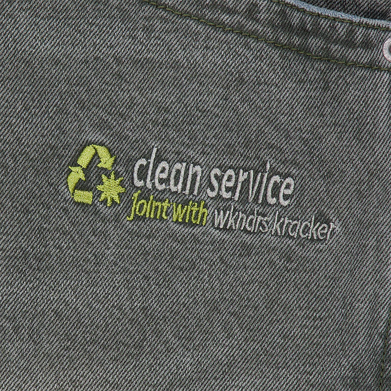 WKNDRS(ウィーケンダーズ)/ CLEAN SERVICE DENIM PANTS -KHAKI-