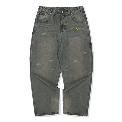 WKNDRS(ウィーケンダーズ)/ CLEAN SERVICE DENIM PANTS -KHAKI-