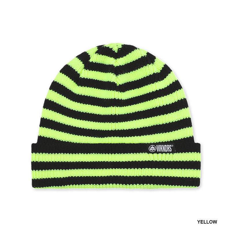 WKNDRS(ウィーケンダーズ)/ STRIPED BEANIE -2.COLOR-