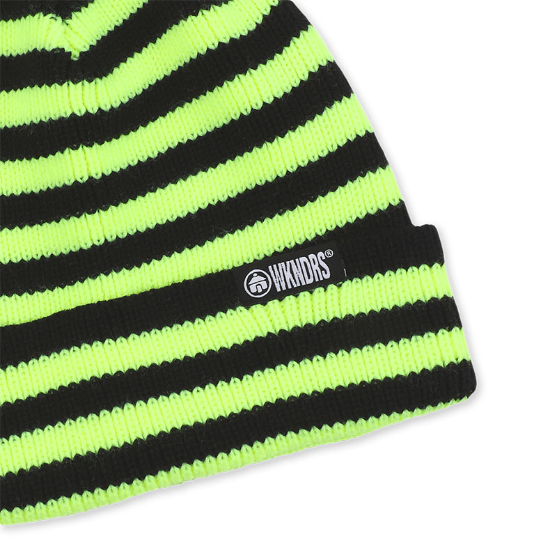 WKNDRS(ウィーケンダーズ)/ STRIPED BEANIE -2.COLOR-