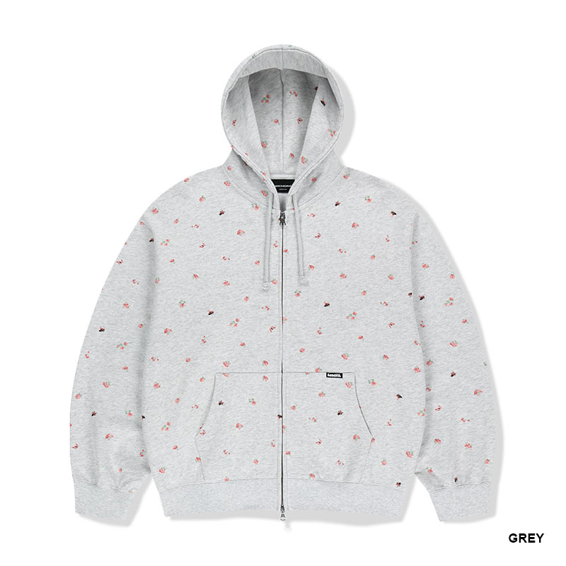 WKNDRS(ウィーケンダーズ)/ FLORAL ZIP-UP HOODIE -2.COLOR-