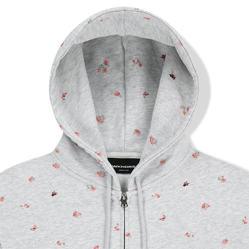 WKNDRS(ウィーケンダーズ)/ FLORAL ZIP-UP HOODIE -2.COLOR-