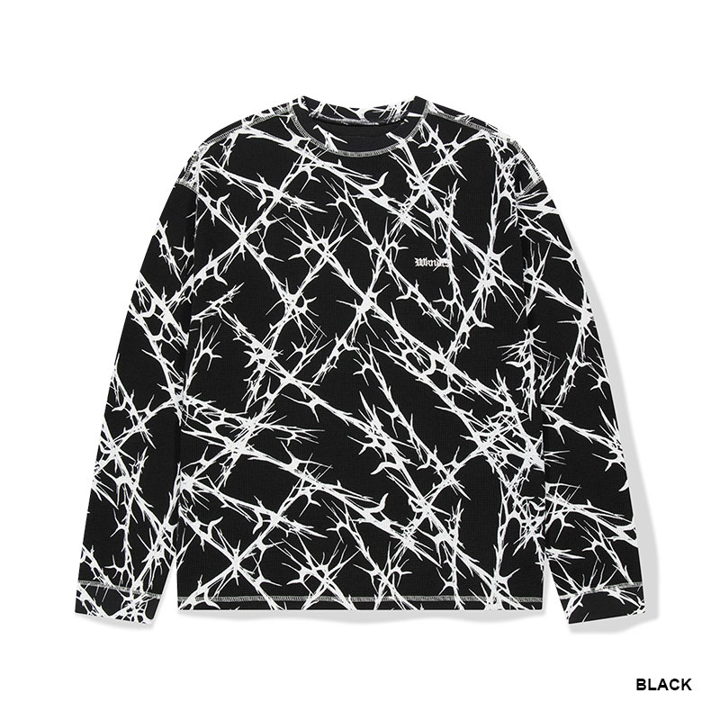 WKNDRS(ウィーケンダーズ)/ THORNS LS T-SHIRT -2.COLOR-