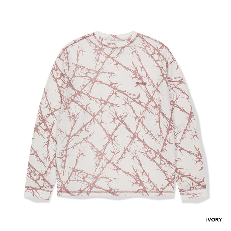 WKNDRS(ウィーケンダーズ)/ THORNS LS T-SHIRT -2.COLOR-