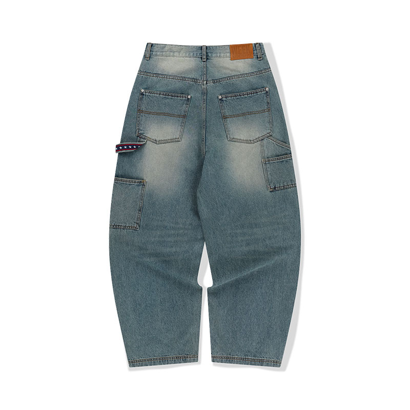 WKNDRS(ウィーケンダーズ)/ WIDE LOW CARPENTER PANTS -W.INDIGO-