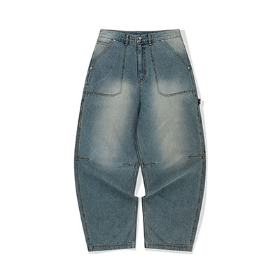 WKNDRS(ウィーケンダーズ)/ WIDE LOW CARPENTER PANTS -W.INDIGO-