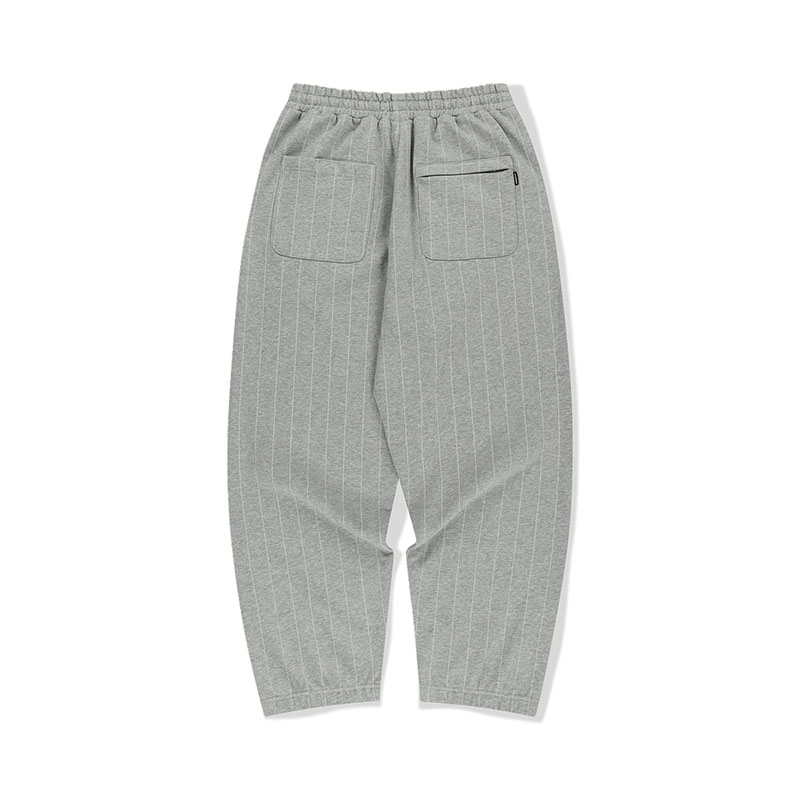 WKNDRS(ウィーケンダーズ)/ STRIPED SWEAT PANTS -GREY-