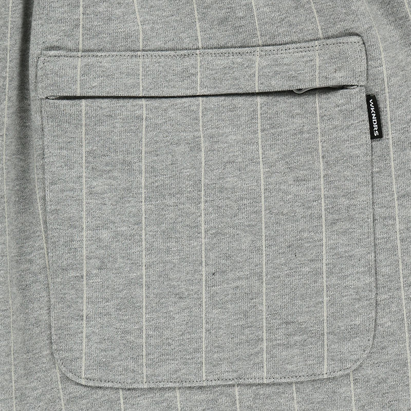 WKNDRS(ウィーケンダーズ)/ STRIPED SWEAT PANTS -GREY-