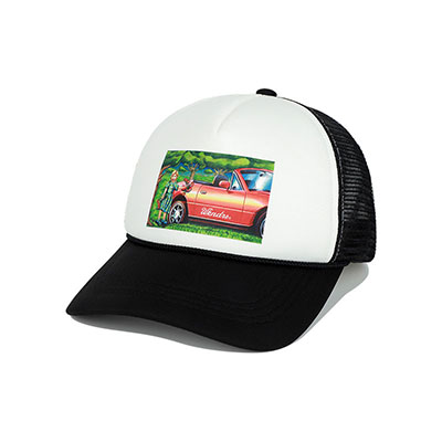 WKNDRS(ウィーケンダーズ)/ WEEKEND TRUCKER CAP -BLACK-