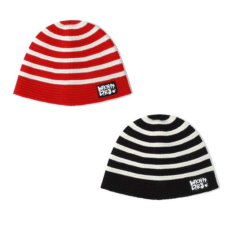 WKNDRS(ウィーケンダーズ)/ STRIPED BEANIE -2.COLOR-