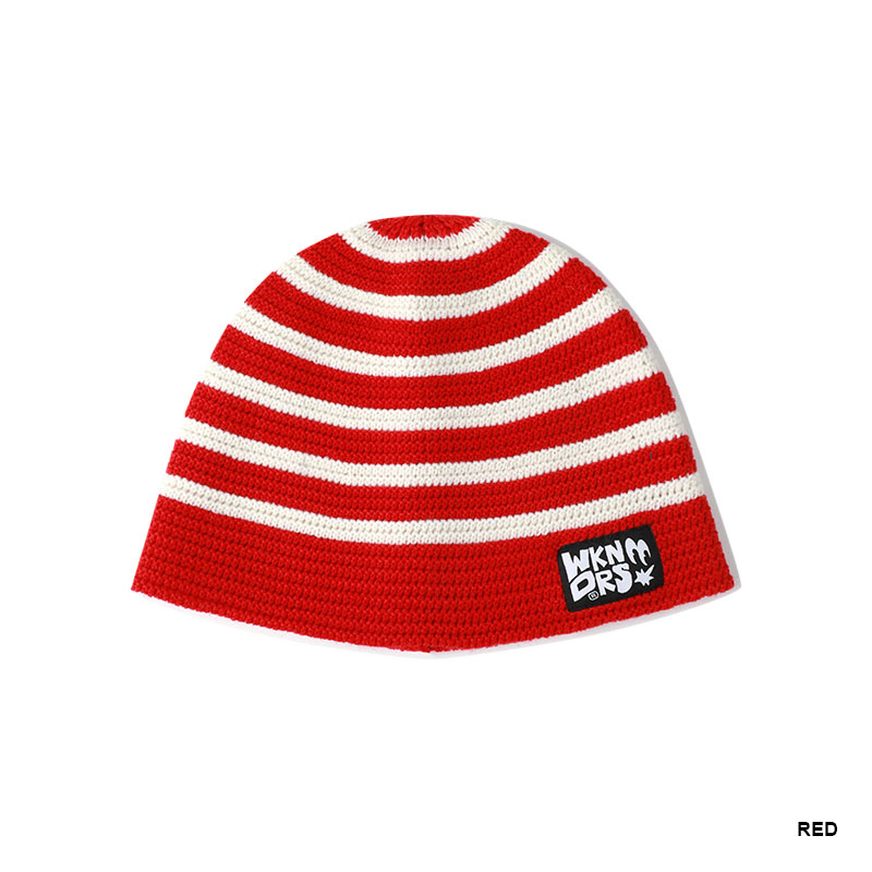 WKNDRS(ウィーケンダーズ)/ STRIPED BEANIE -2.COLOR-