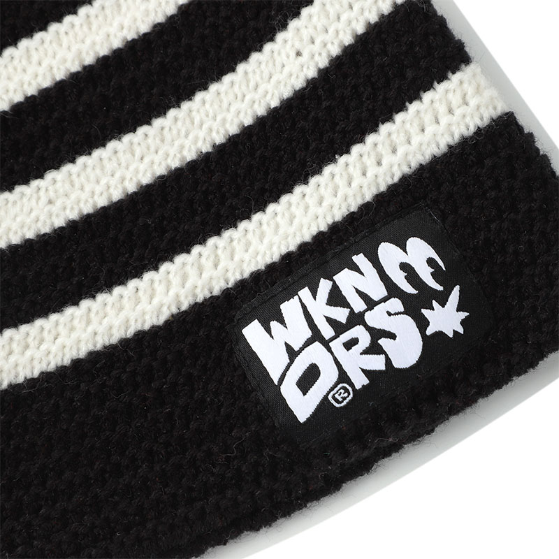 WKNDRS(ウィーケンダーズ)/ STRIPED BEANIE -2.COLOR-