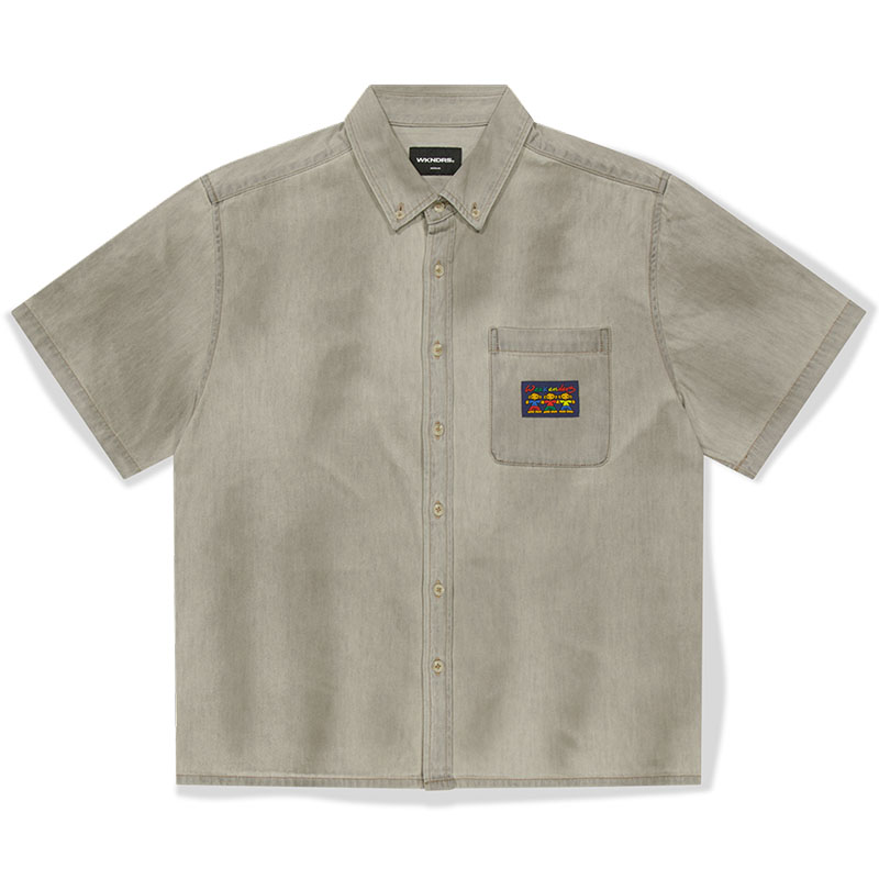 WKNDRS(ウィーケンダーズ)/ TRIO SHIRT -S.GREY-