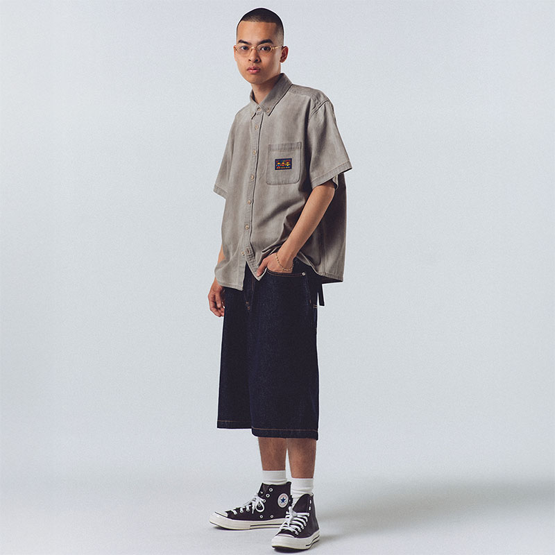 WKNDRS(ウィーケンダーズ)/ TRIO SHIRT -S.GREY-