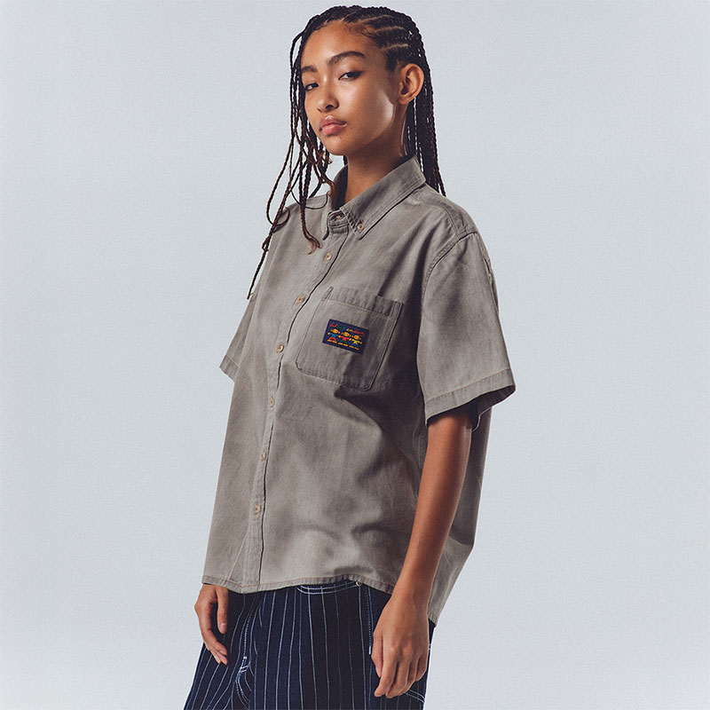 WKNDRS(ウィーケンダーズ)/ TRIO SHIRT -S.GREY-