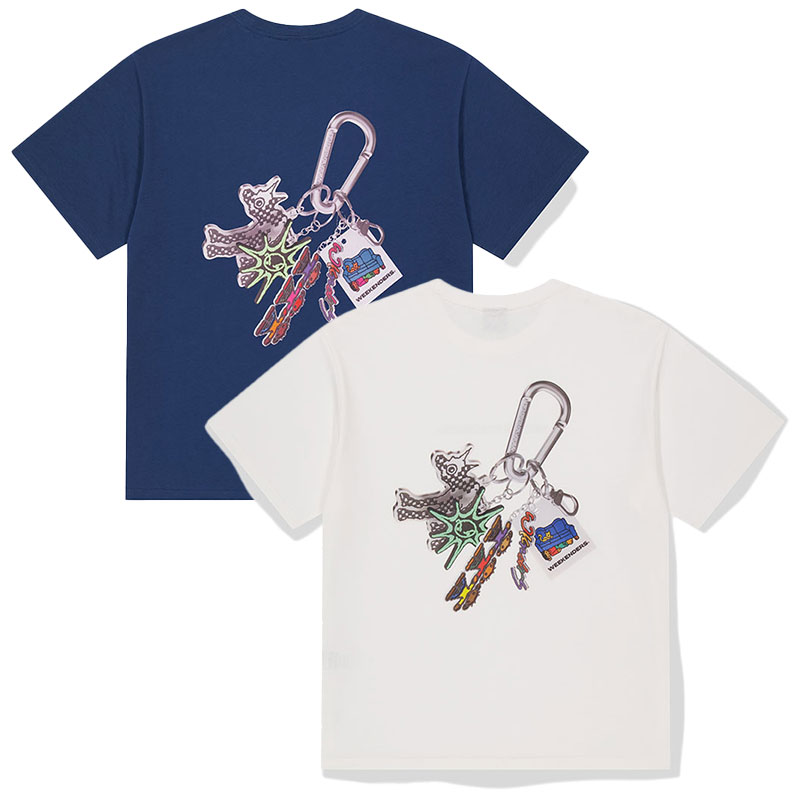 WKNDRS(ウィーケンダーズ)/ KEYRING T-SHIRT -2.COLOR-