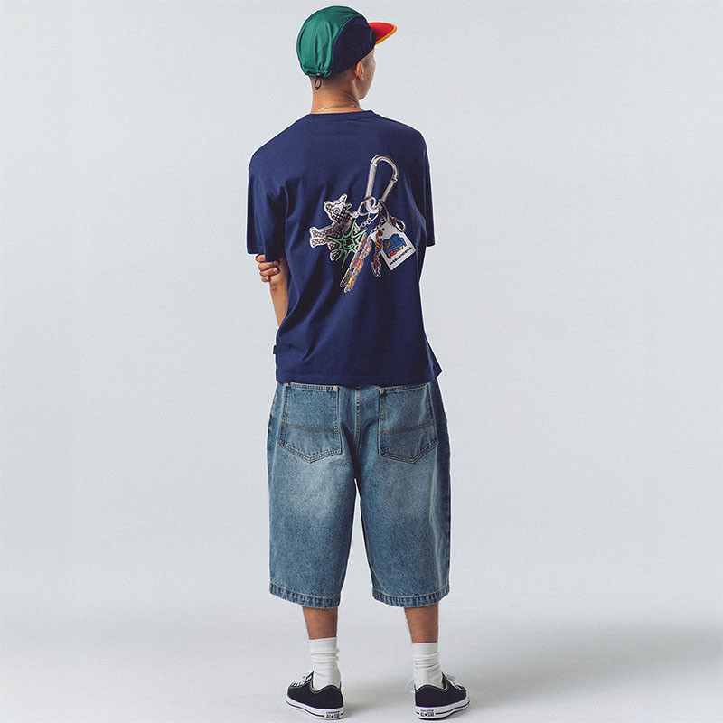 WKNDRS(ウィーケンダーズ)/ KEYRING T-SHIRT -2.COLOR-