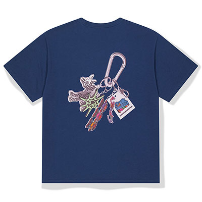 WKNDRS(ウィーケンダーズ)/ KEYRING T-SHIRT -2.COLOR-