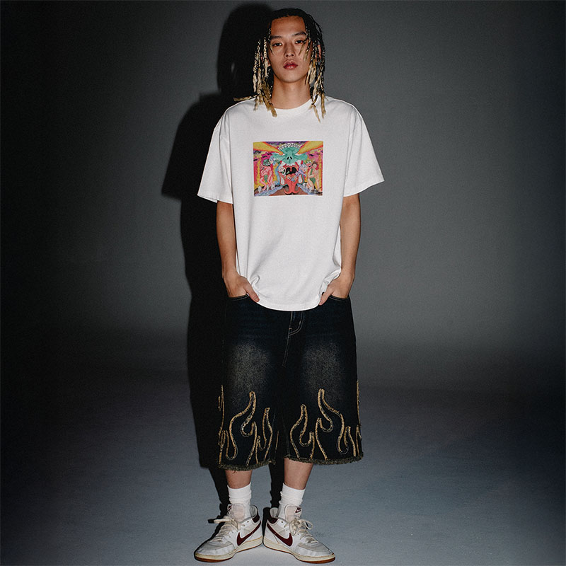WKNDRS(ウィーケンダーズ)/ GOBLIN T-SHIRT -WHITE-