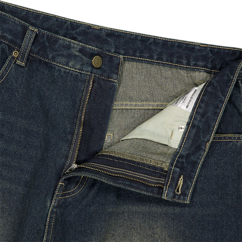 WKNDRS(ウィーケンダーズ)/ FLAME DENIM SHORT -2.COLOR-