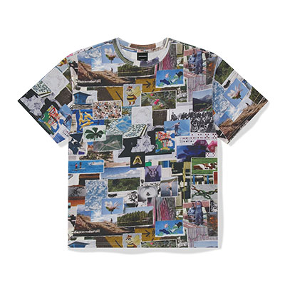 WKNDRS(ウィーケンダーズ)/ COLLAGE T-SHIRT -MULTI-