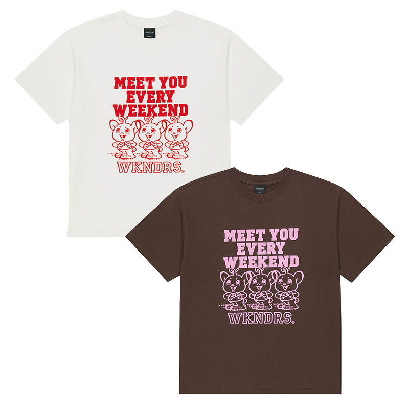 WKNDRS(ウィーケンダーズ)/ WEEKEND T-SHIRT -2.COLOR-