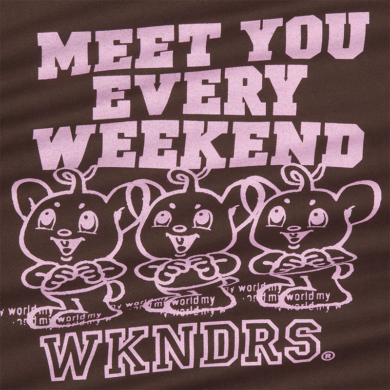 WKNDRS(ウィーケンダーズ)/ WEEKEND T-SHIRT -2.COLOR-