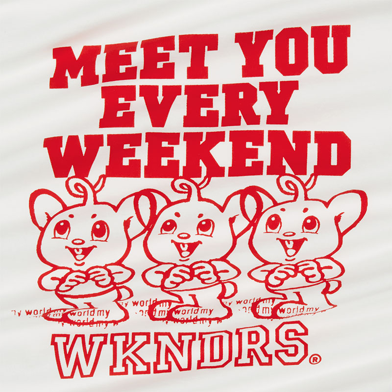 WKNDRS(ウィーケンダーズ)/ WEEKEND T-SHIRT -2.COLOR-
