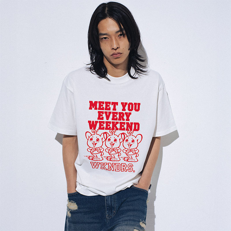 WKNDRS(ウィーケンダーズ)/ WEEKEND T-SHIRT -2.COLOR-
