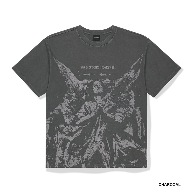 WKNDRS(ウィーケンダーズ)/ PRAYER T-SHIRT -2.COLOR-