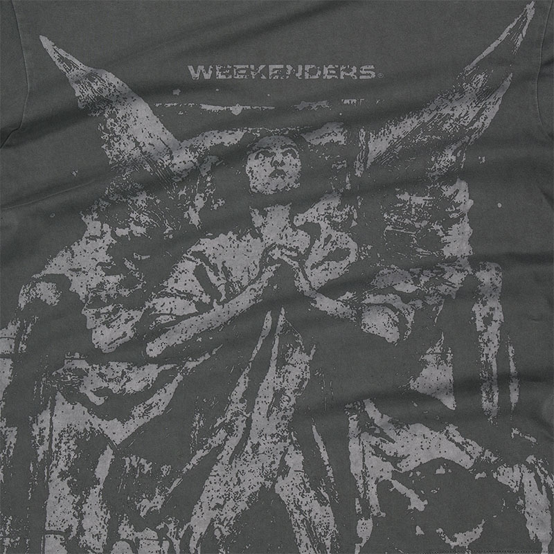 WKNDRS(ウィーケンダーズ)/ PRAYER T-SHIRT -2.COLOR-
