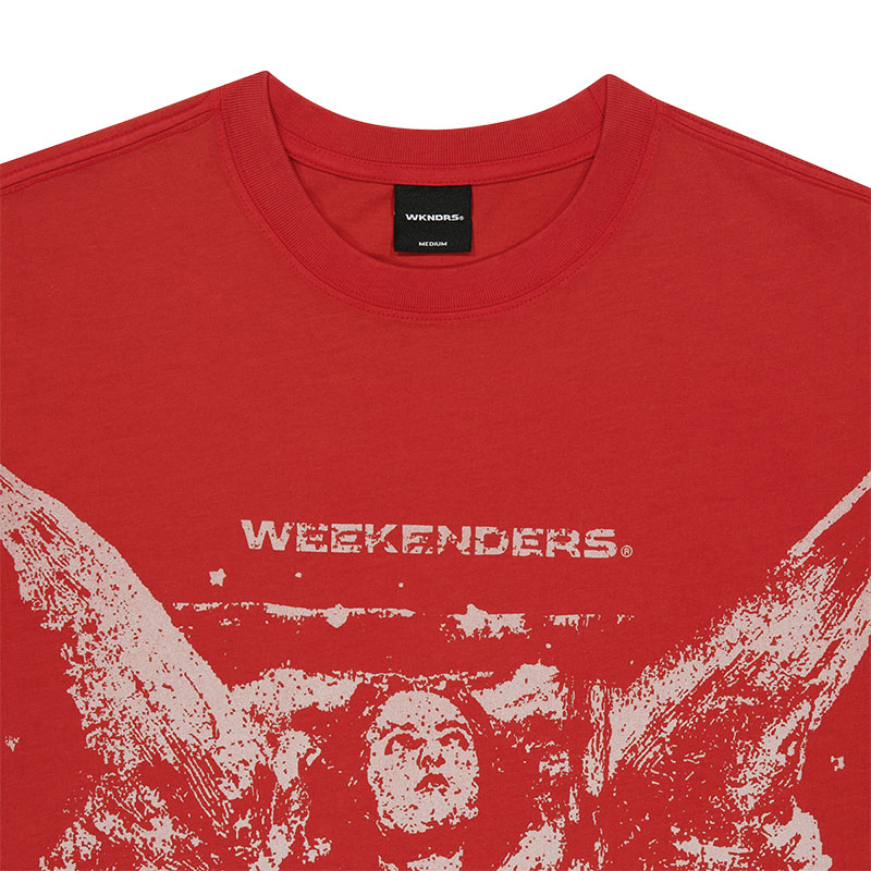 WKNDRS(ウィーケンダーズ)/ PRAYER T-SHIRT -2.COLOR-