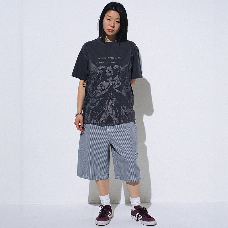 WKNDRS(ウィーケンダーズ)/ PRAYER T-SHIRT -2.COLOR-